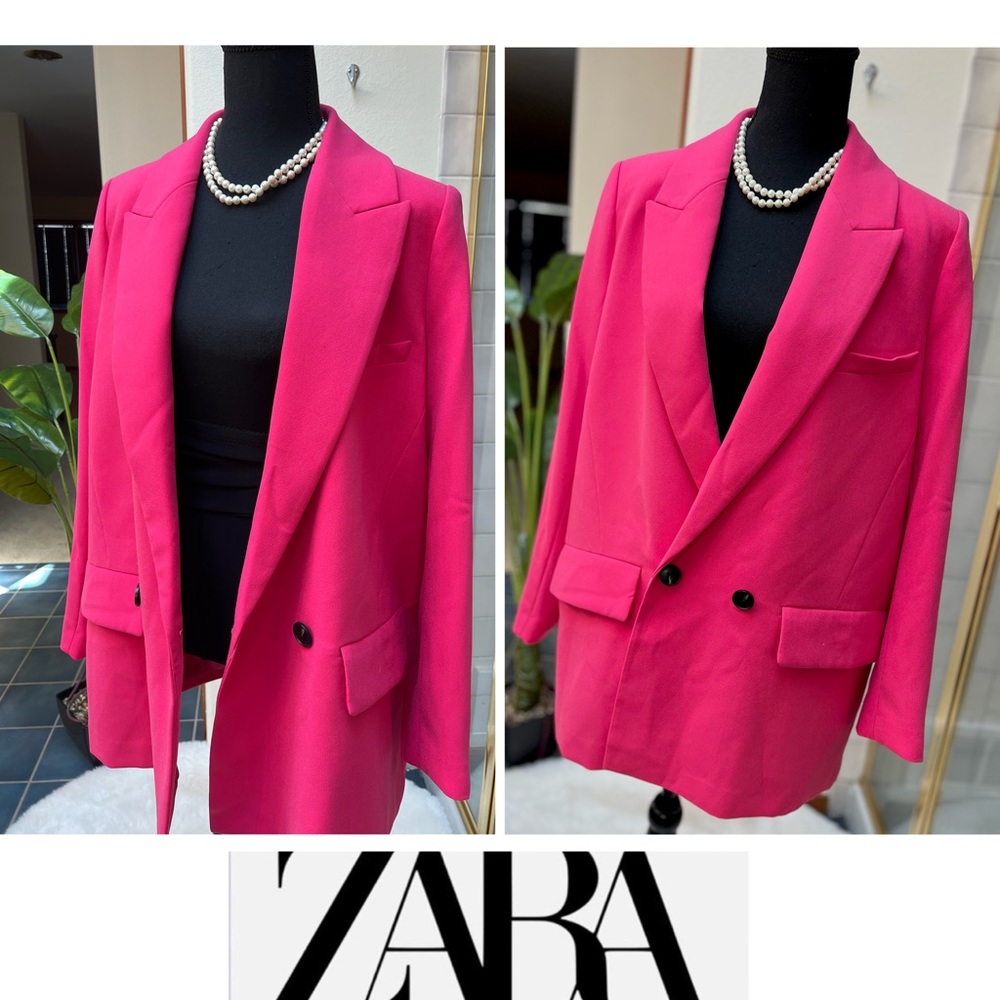 Zara flowy long blazer, 2 sizes available , New